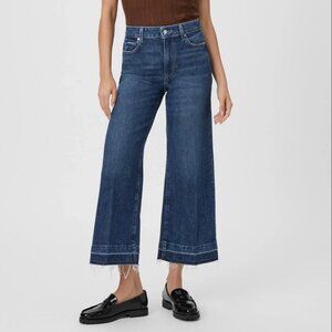 PAIGE Anessa High-Rise Crop Wide-Leg Jeans